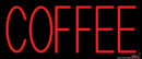 Red Coffee Real Neon Glass Tube Neon Sign