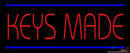 Keys Made Handmade Art Neon Sign