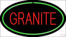 Granite Oval Green Handmade Art Neon Sign