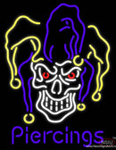 Jester Piercings Real Neon Glass Tube Neon Sign