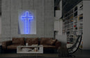New Christian Cross Neon Art Sign Handmade Visual Artwork Wall Decor Light