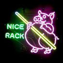 Nice Rack Handmade Art Neon Sign
