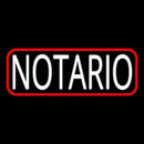 Notario Handmade Art Neon Sign