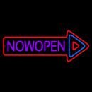 Now Open With Multicolor Arrow Handmade Art Neon Sign