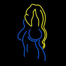 Nude Freestanding Modern Handmade Art Neon Sign