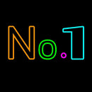 Number One Handmade Art Neon Sign
