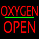 Oxygen Block Open Green Line Handmade Art Neon Sign