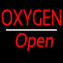 Oxygen Open White Line Handmade Art Neon Sign