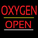 Oxygen Open Yellow Line Handmade Art Neon Sign