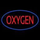 Oxygen Oval Blue Handmade Art Neon Sign
