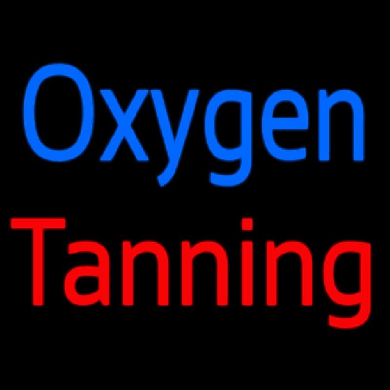 Oxygen Tanning Handmade Art Neon Sign
