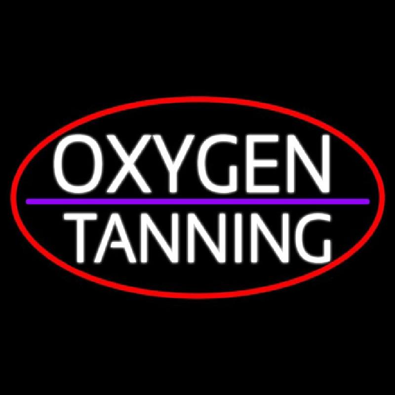 Oxygen Tanning Handmade Art Neon Sign