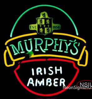 Murphy's Irish Amber Neon Beer Sign