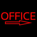 Office With Arrow Handmade Art Neon Sign