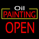 Oil Painting Block Open Handmade Art Neon Sign