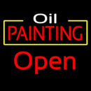 Oil Painting Open Handmade Art Neon Sign