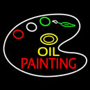 Oil Painting With Palate Handmade Art Neon Sign