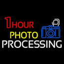 One Hour Photo Processing With Logo Handmade Art Neon Sign