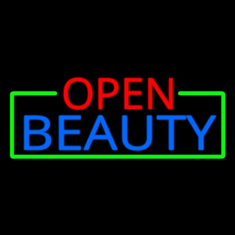 Open Beauty Salon Handmade Art Neon Sign
