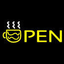 Open Coffee Handmade Art Neon Sign
