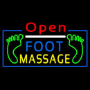 Open Foot Massage Handmade Art Neon Sign