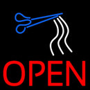 Open Haircut Handmade Art Neon Sign