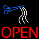 Open Haircut Handmade Art Neon Sign