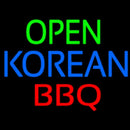 Open Korean Bbq Handmade Art Neon Sign
