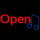Open Music Handmade Art Neon Sign