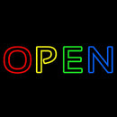 Open Handmade Art Neon Sign