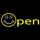 Open Handmade Art Neon Sign