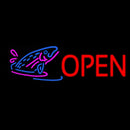 Open Handmade Art Neon Sign