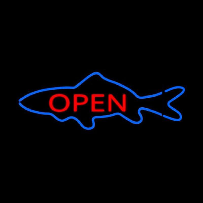 Open Handmade Art Neon Sign