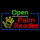 Open Palm Reader Handmade Art Neon Sign
