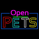 Open Pets Handmade Art Neon Sign