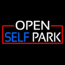 Open Self Park With Red Border Handmade Art Neon Sign
