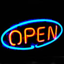 Open Handmade Art Neon Sign