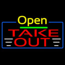 Open Take Out Handmade Art Neon Sign
