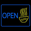 Open Tea Glass Handmade Art Neon Sign