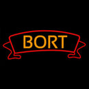 Orange Bort Handmade Art Neon Sign