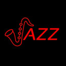 Orange Jazz Logo Handmade Art Neon Sign