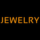 Orange Jewelry Handmade Art Neon Sign