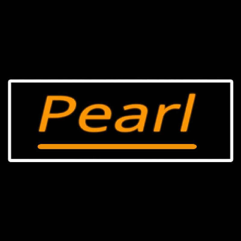 Orange Pearl Handmade Art Neon Sign