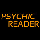 Orange Psychic Reader Handmade Art Neon Sign