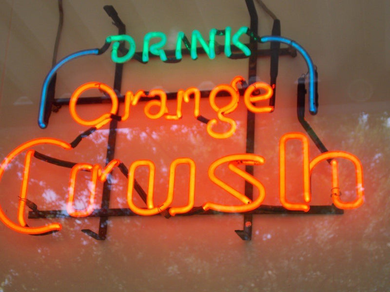 Orange Crush Handmade Art Neon Signs
