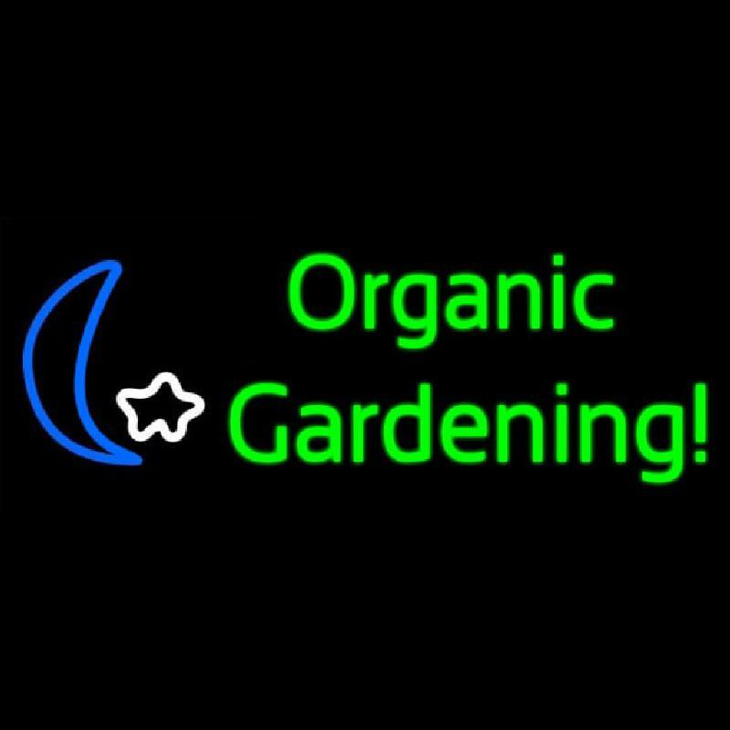 Organic Gardening Handmade Art Neon Sign