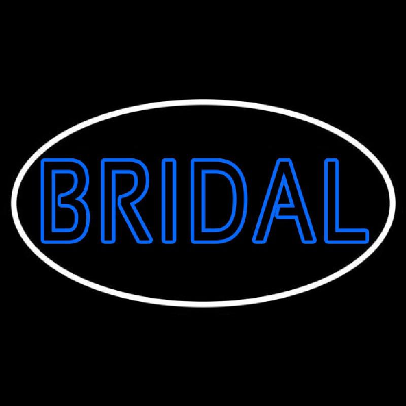 Oval Bridal Block Handmade Art Neon Sign