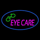 Oval Eye Care Logo Handmade Art Neon Sign