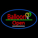 Oval Open Balloon Green Line Handmade Art Neon Sign
