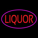 Oval Red Liquor Pink Border Handmade Art Neon Sign